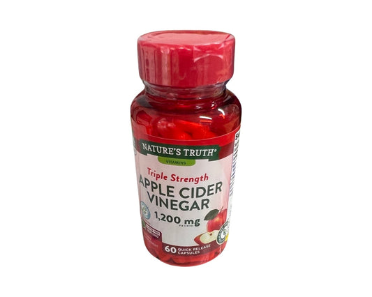 Nature's Truth Apple Cider Vinegar 1200mg, 60 capsules