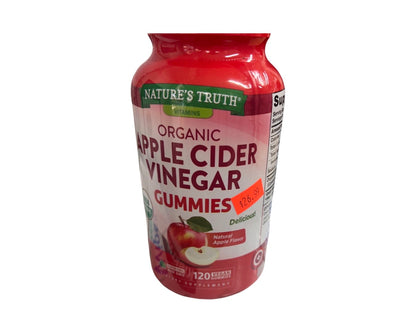 Nature's Truth Apple Cider Vinegar Gummies, 120 Gummies