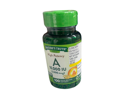 Nature's Truth Vitamin A 3,000 mcg, 100 capsules