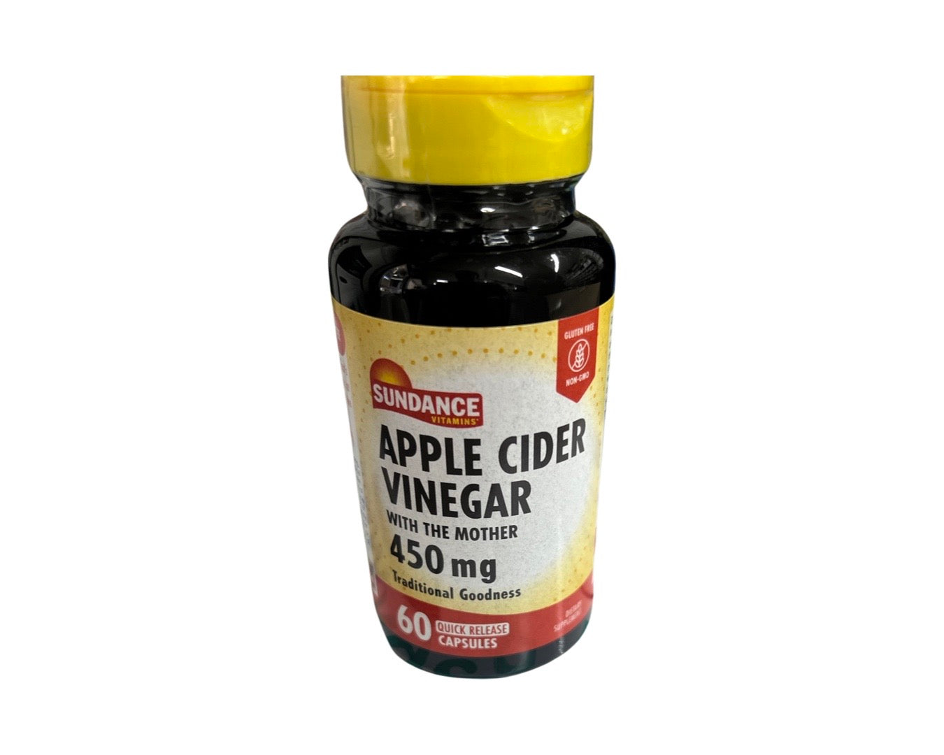 Sundance Apple Cider Vinegar 450 mg, 60 capsules